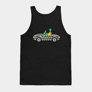 Happy Halloween Frankenstein Car Tank Top